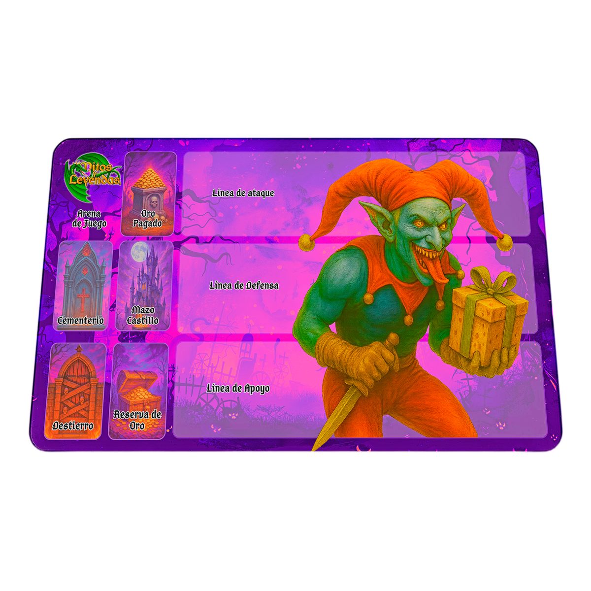 GENERICO - Playmat Mitos y Leyendas Card Game 60×35 cm M06