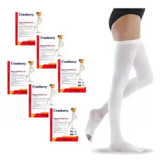 CRANBERRY - Pack X6 Pares Medias De Compresion Antiembolicas Talla L
