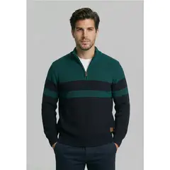 FEROUCH - Sweater Brownsville Dk Green