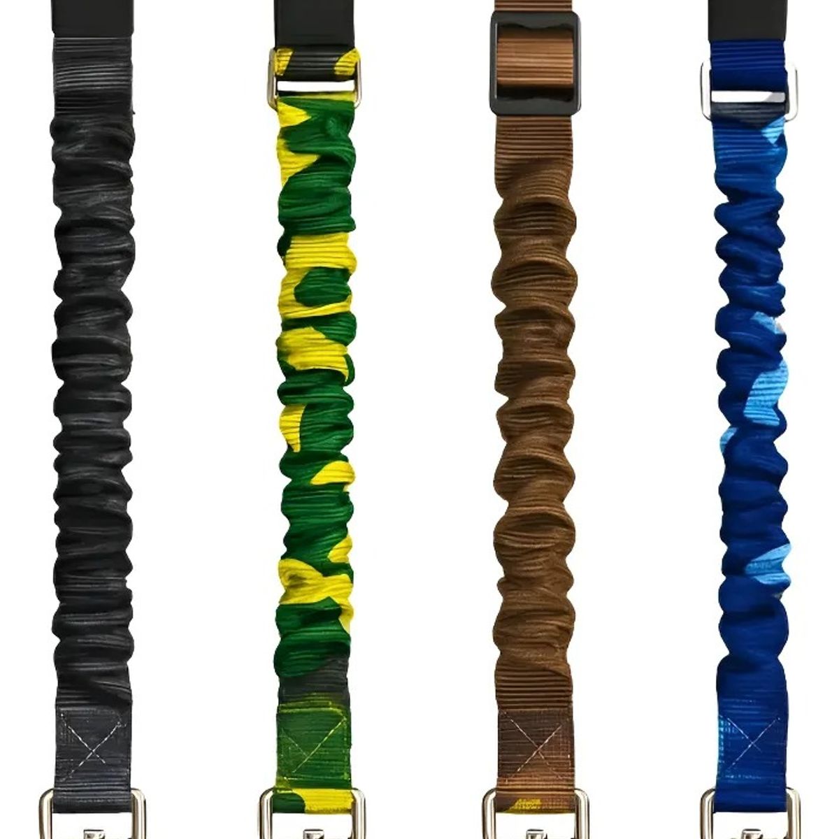 GENERICO - x2 Cinturón De Seguridad Perro Gato Correa Elástica Auto Multicolor