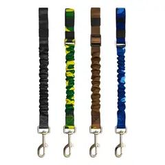 GENERICO - X2 Cinturón De Seguridad Perro Gato Correa Elástica Auto Multicolor