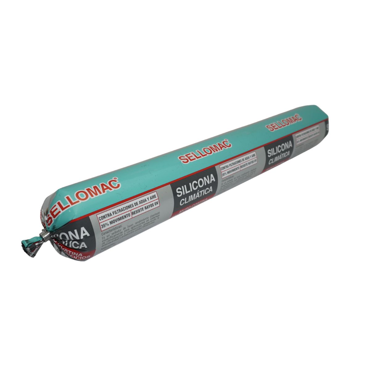 GENERICO - Silicona Climatica Negro 580ml Sellomac