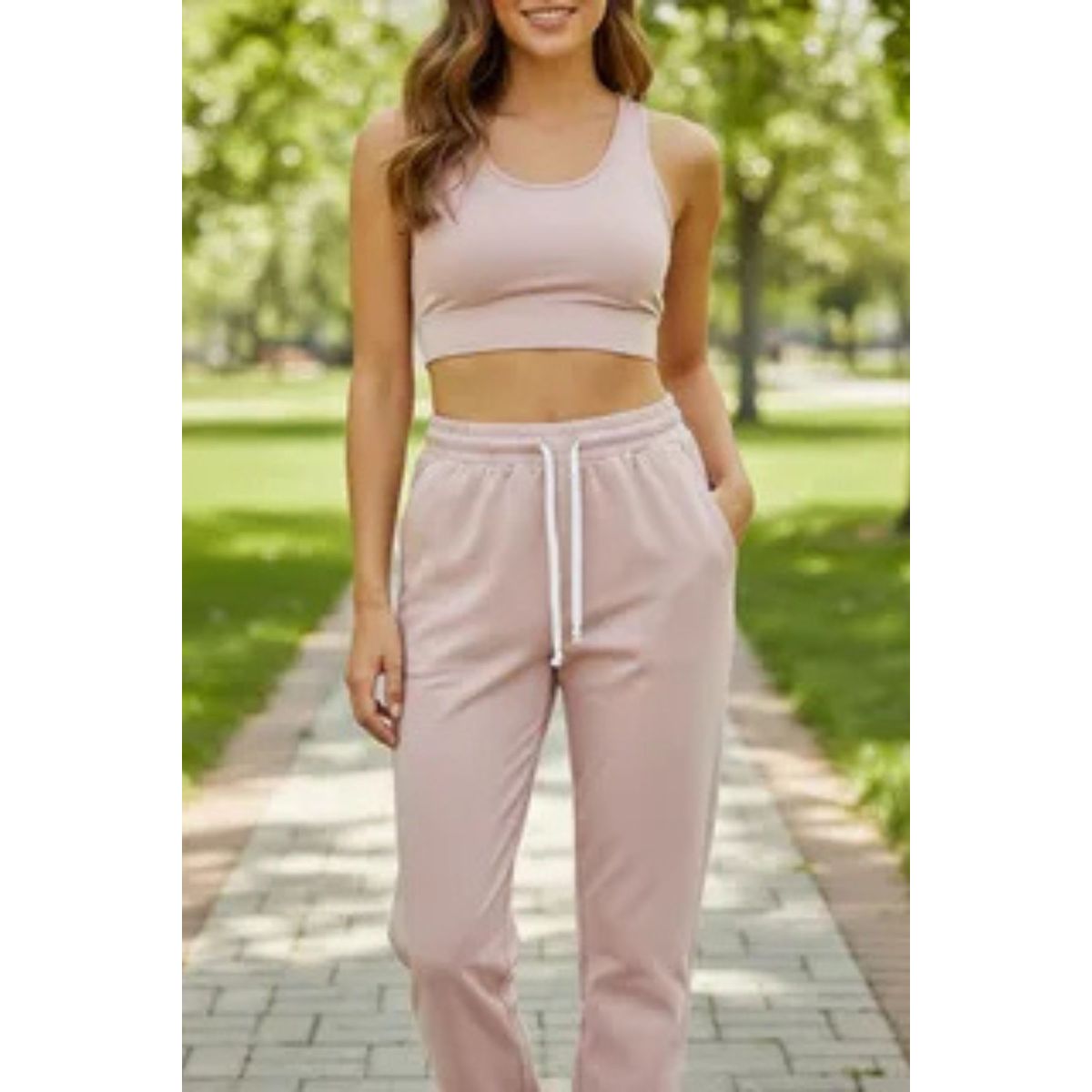 LOOK SHOP - Pantalón Deportivo. Jogger Mujer Recto Liviano. Slim Fit 0318