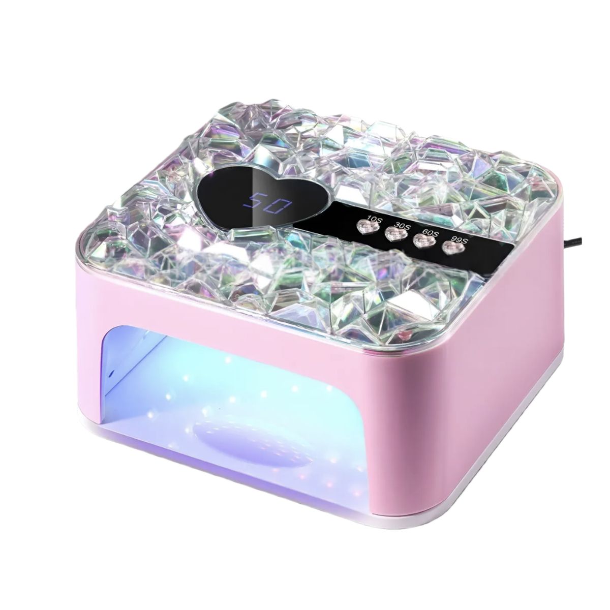 GENERICO - Secador Uña Uv Led Lampara Manicure Profesional 288w Rosa