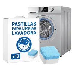 MOVI - Set 12 Pastillas Para Limpiar Lavadora - Elimina Malos Olores y Residuos
