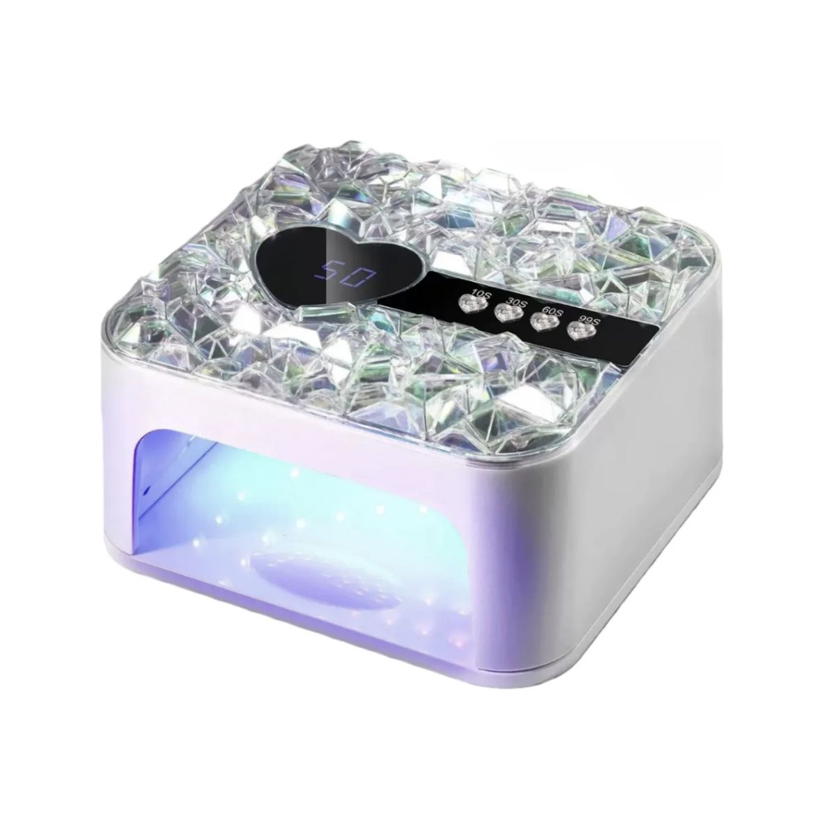 GENERICO - Secador Uña Uv Led Lampara Manicure Profesional 288w BLANCO