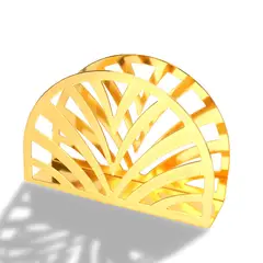 GENERICO - Porta Servilletas Dorado 9X13 Cm Organizador Mesa Cocina