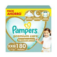 Pañal Premium Care Tamaño XXG 180 Un