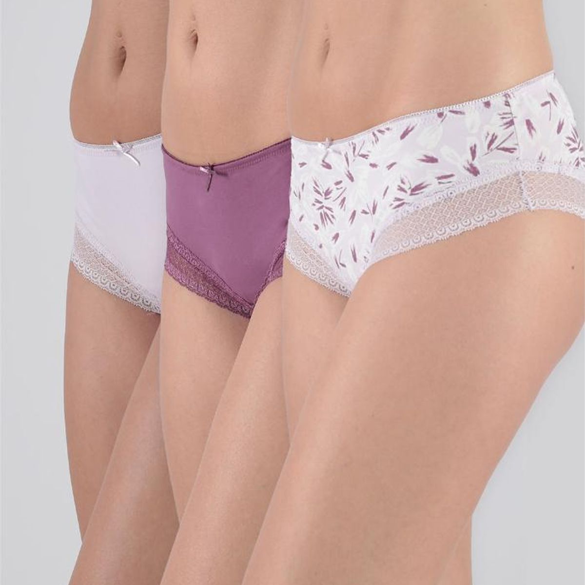 KAYSER - Pack 3X Pantaleta Algodón P314.0024-LIL1 Kayser
