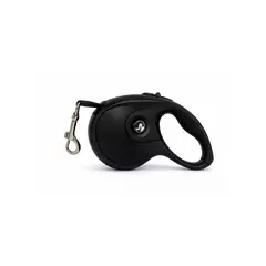 GENERICO - Correa retractil para perros 5mt hasta 40kg - Negro