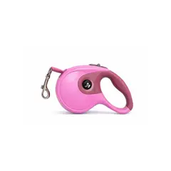 GENERICO - Correa retractil para perros 5mt hasta 40kg - Rosa