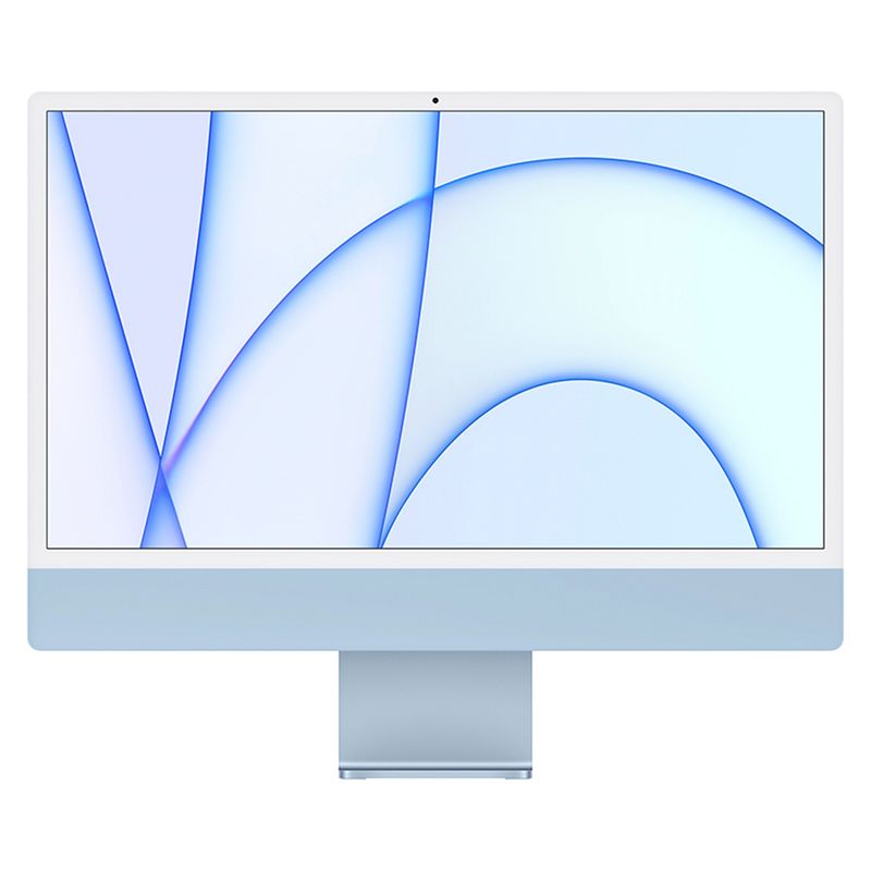 APPLE - Apple iMac 24" Retina 4.5K con chip M1 CPU 8 núcleos y GPU 8 núcleos, 8 GB RAM, 256 GB SSD