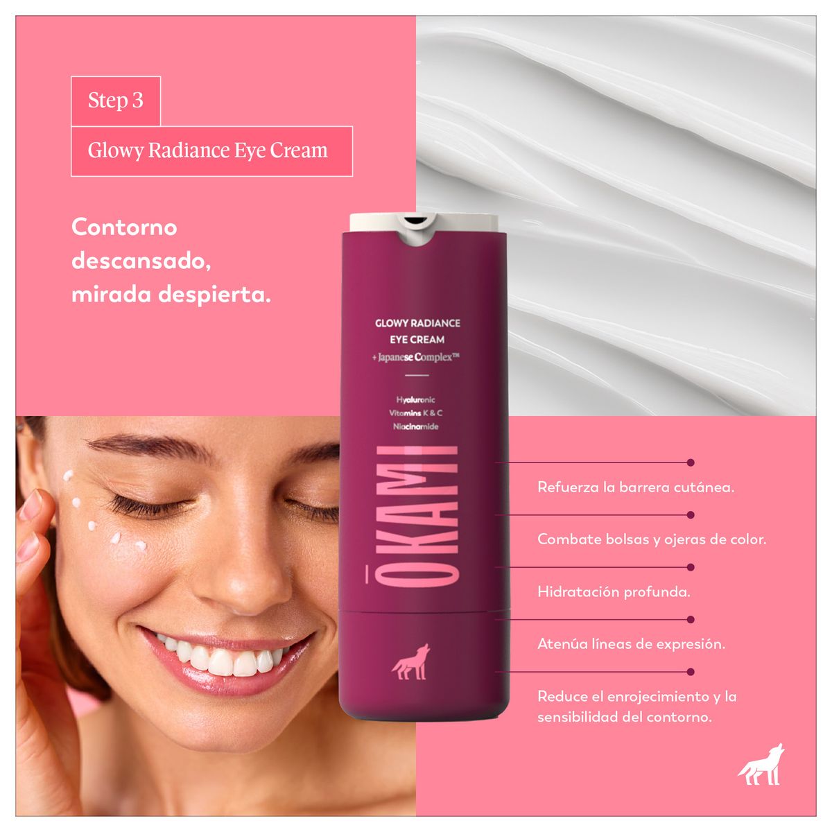 OKAMI - GLOWY RADIANCE EYE CREAM 30 ML