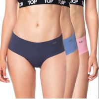 Calzón Pantaletas Microfibra Corte Laser Pack 3 C2