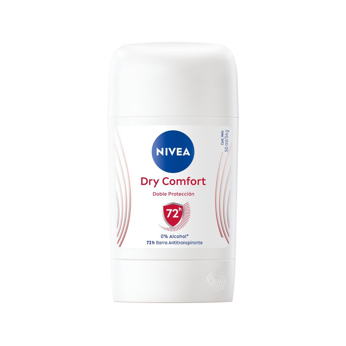 NIVEA - NIVEA Barra Black&White Dry Comfort Femenino 54g