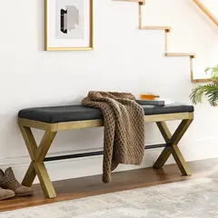 MSA MUEBLES SANTA ANA - Banqueta Black Timber