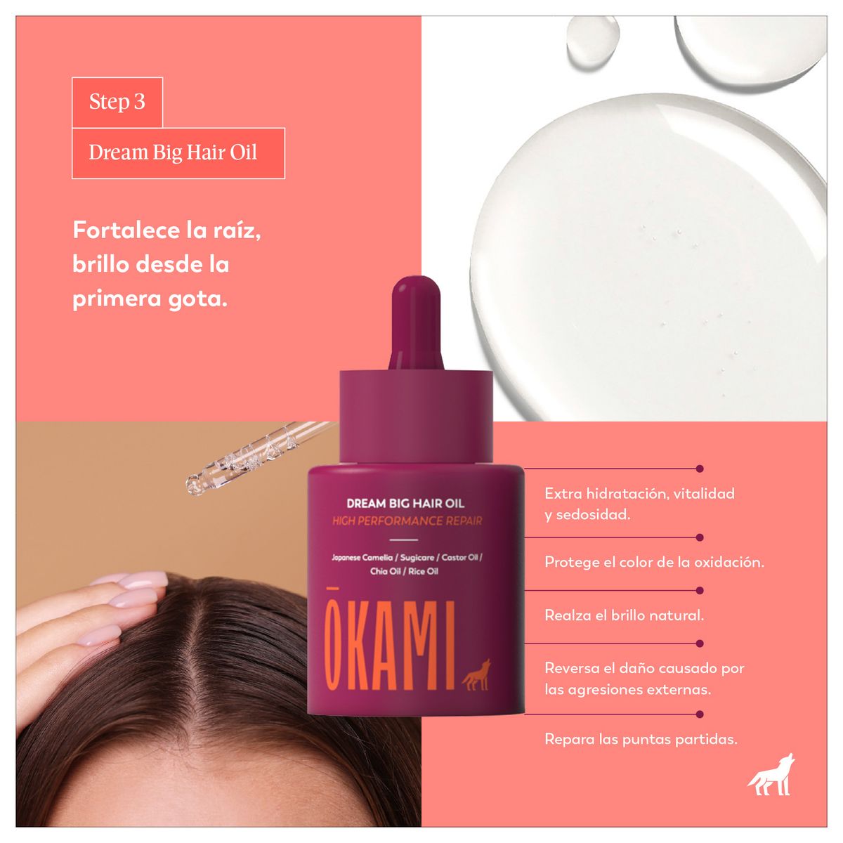 OKAMI - DREAM BIG HAIR OIL 25 ML