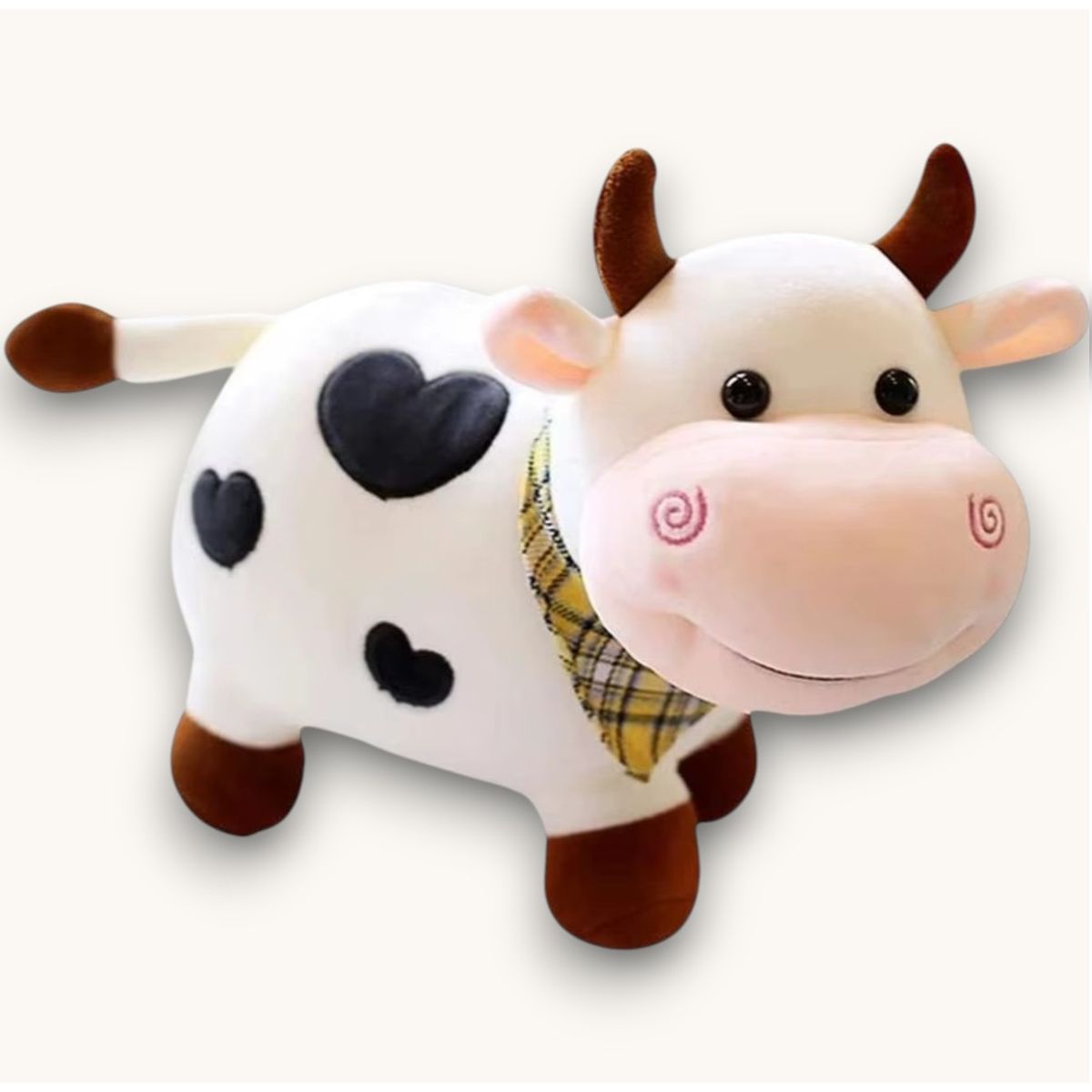 GENERICO - Peluche Vaca Vaquita Tierna Kawaii Regalo 25 cm