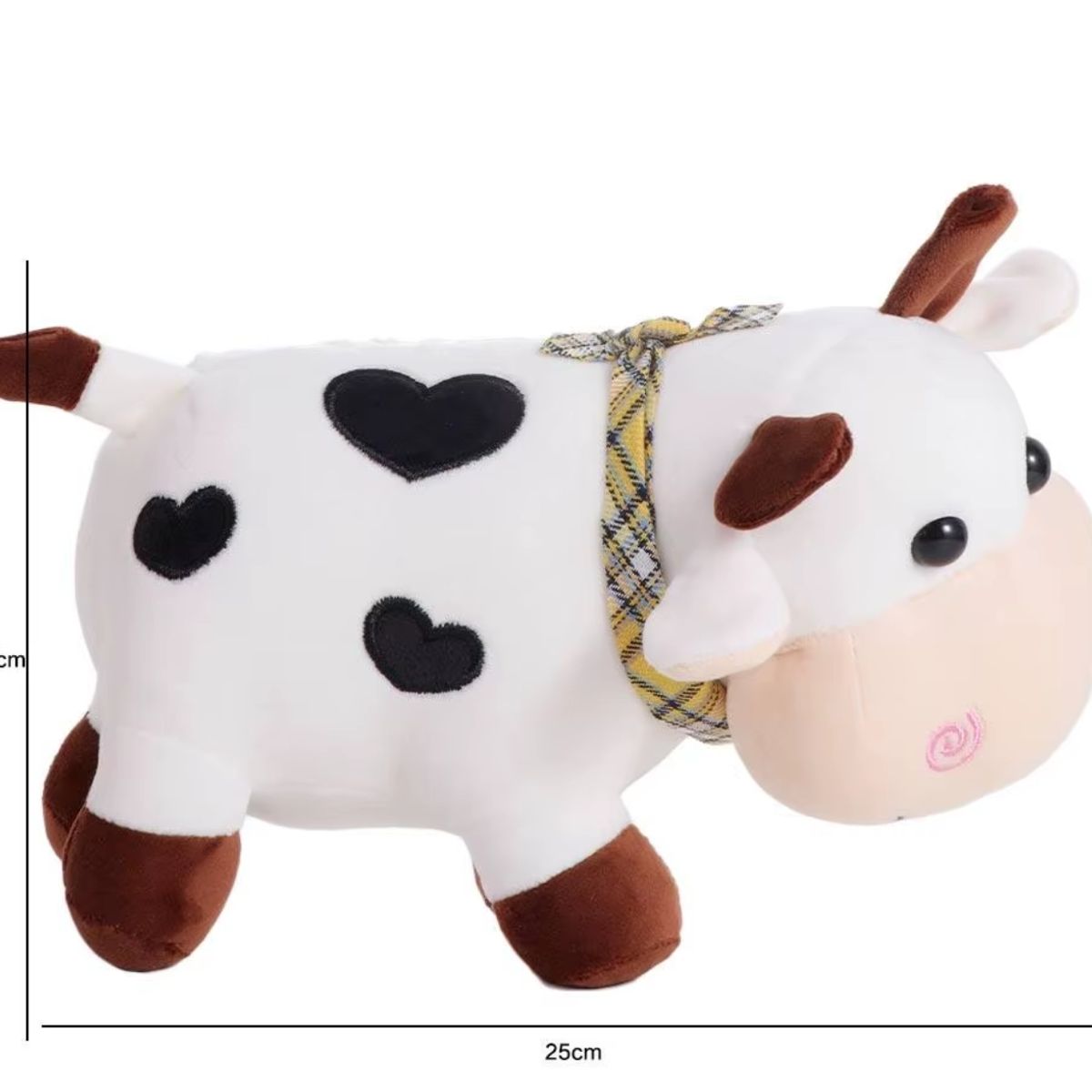 GENERICO - Peluche Vaca Vaquita Tierna Kawaii Regalo 25 cm