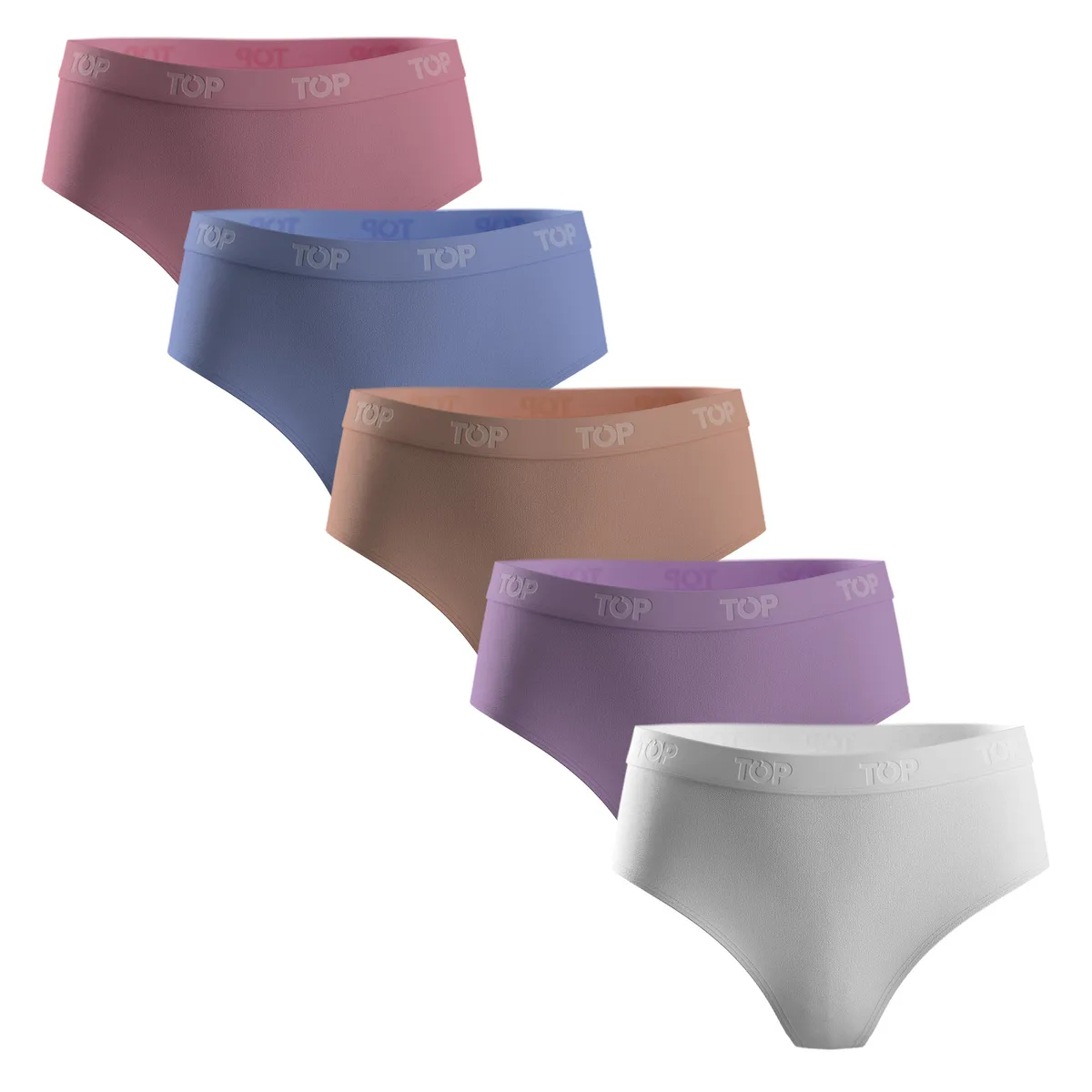 TOP - Calzón Pantaletas NIÑA Algodón Pack 5 C5 Top