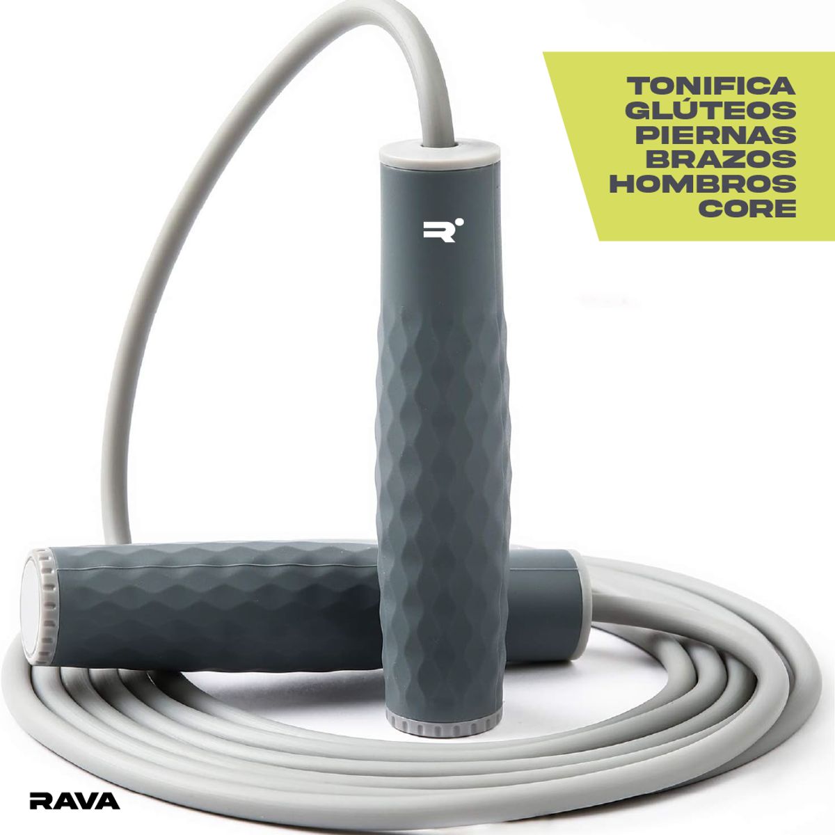 RAVA - Cuerda de Saltar 3 metros Cardio Ejercicio Fitness Rava