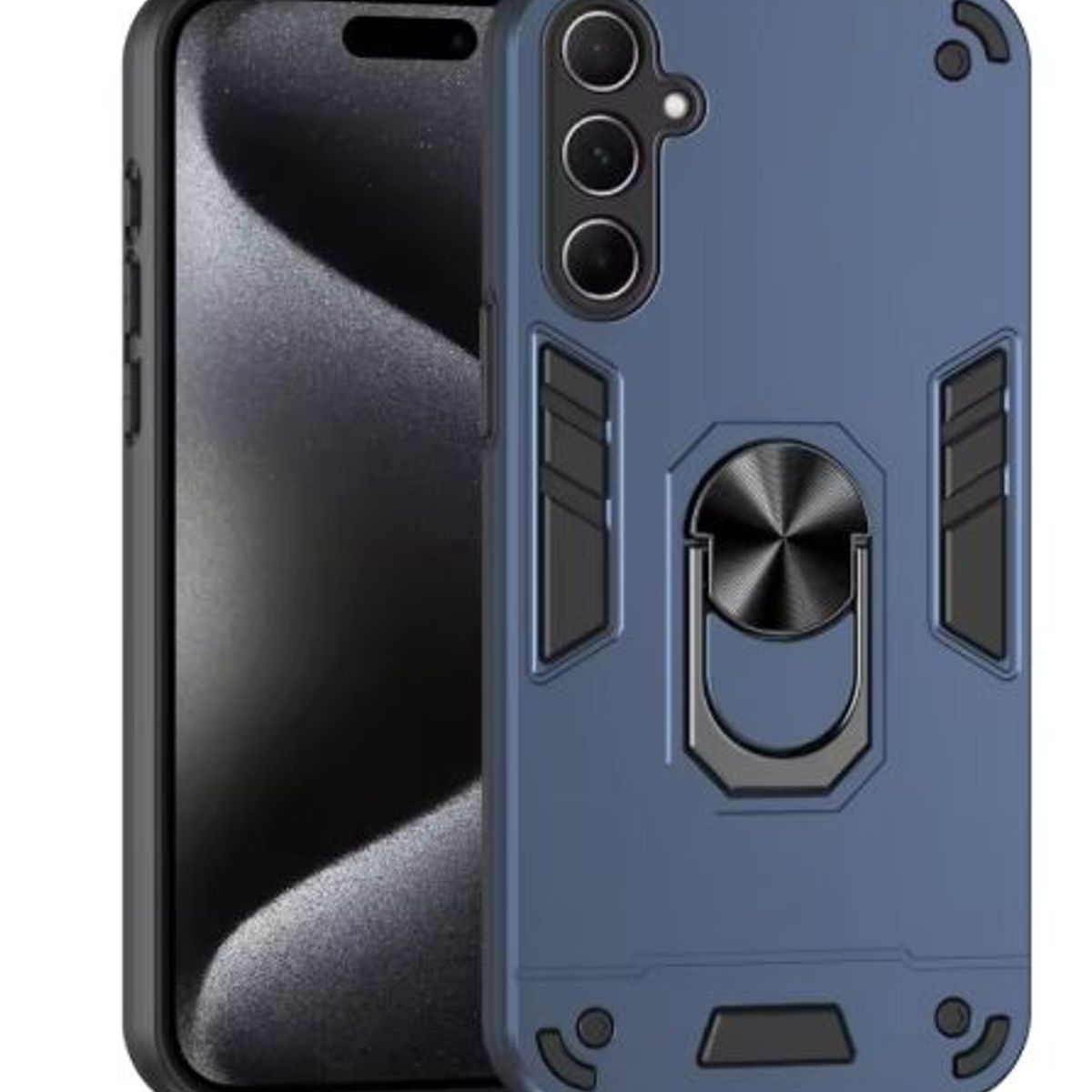 GENERICO - Carcasa Para Samsung A06 5g Anti Golpes Anillo Azul