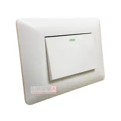 WANT - Interruptor Simple 912 Teclon 10A 250V Blanco -