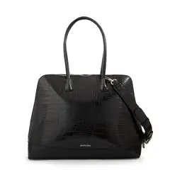 AMPHORA - Cartera tote porta notebook gloria negro