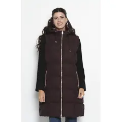 WADOS - PARKA SIN MANGA CON CIERRE EN DELANTERO