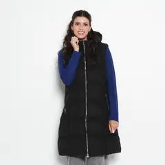 WADOS - PARKA SIN MANGA CON CIERRE EN DELANTERO