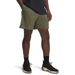 UNDER ARMOUR - Short UA Project Rock Mesh Verde Hombre