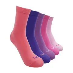 TOP - Calcetines Largos Algodón Niñas Pack 5 C3