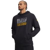 Polerón UA Project Rock Rival Fleece Negro Hombre