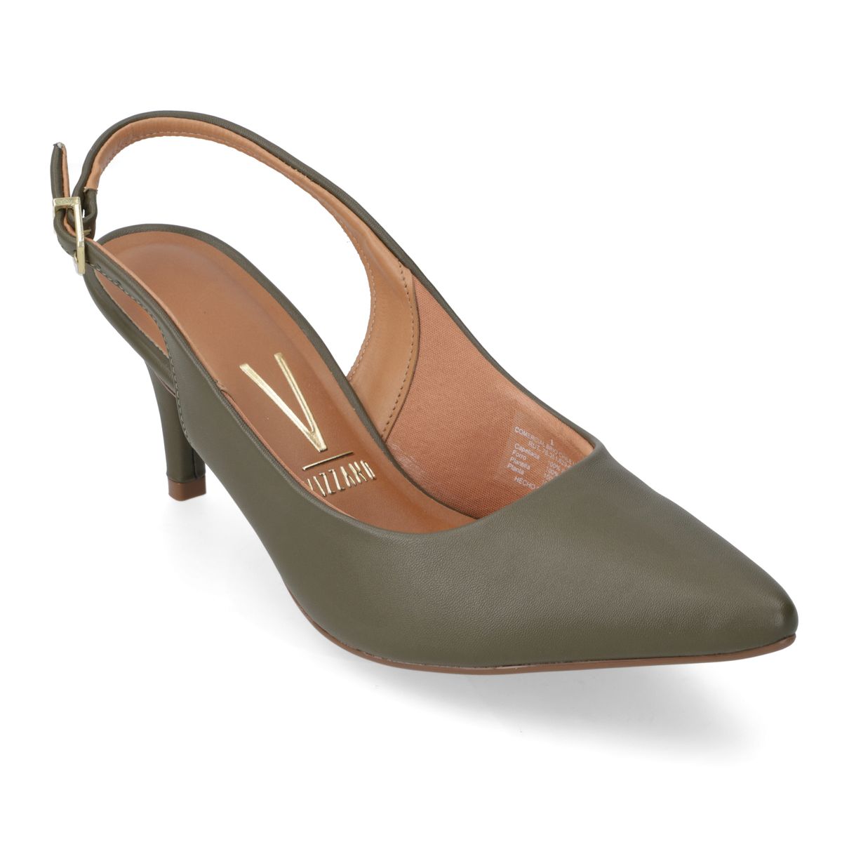 VIZZANO - Stiletto Abierto Vizzano Verde Oliva