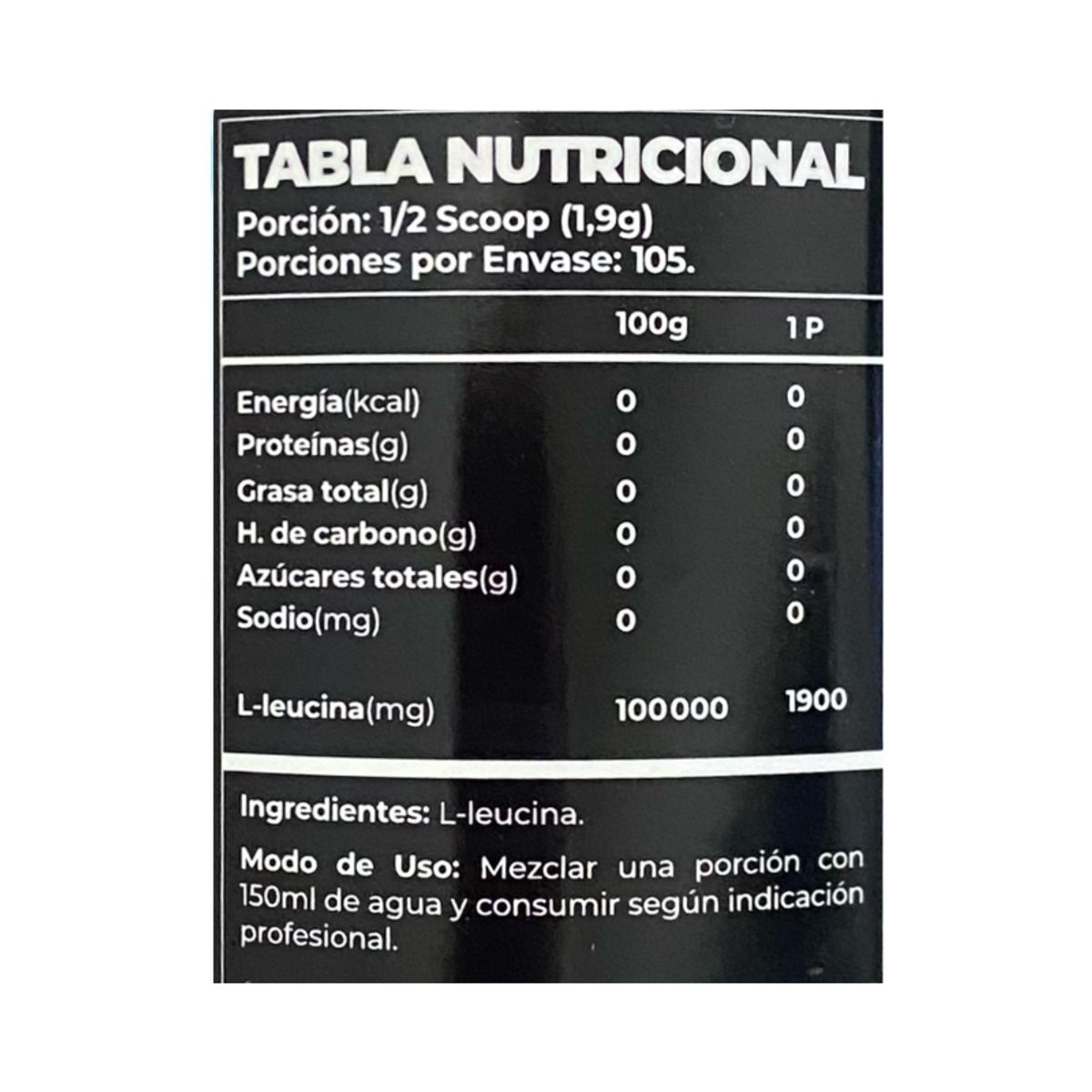 GREATLHETE - Leucina Pro 200 Grs Greatlhete