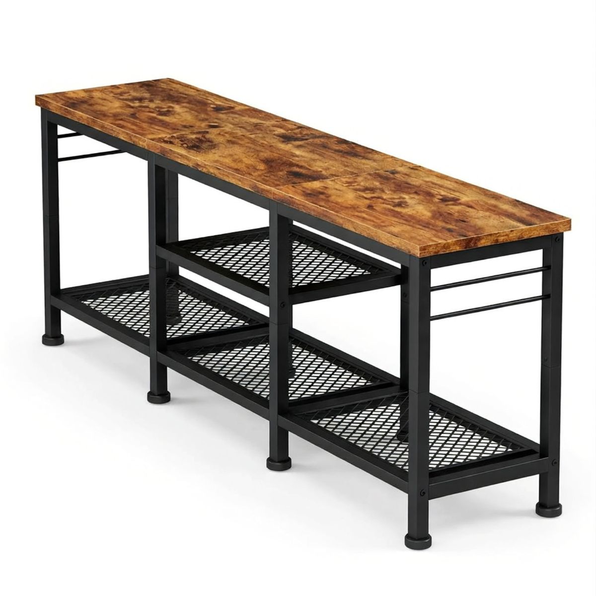 IDEEHOUSE - Rack Tv Metálico Heavy-duty Arrimo Industrial 118cm