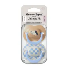 TOMMEE TIPPEE - CHUPETE DE SILICONA ULTIMATE FIT 2 UNIDADES 6-18 MESES NIÑO MARRÓN