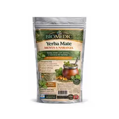 GENERICO - Yerba Mate Sabor Menta y Naranja Natural 1kg
