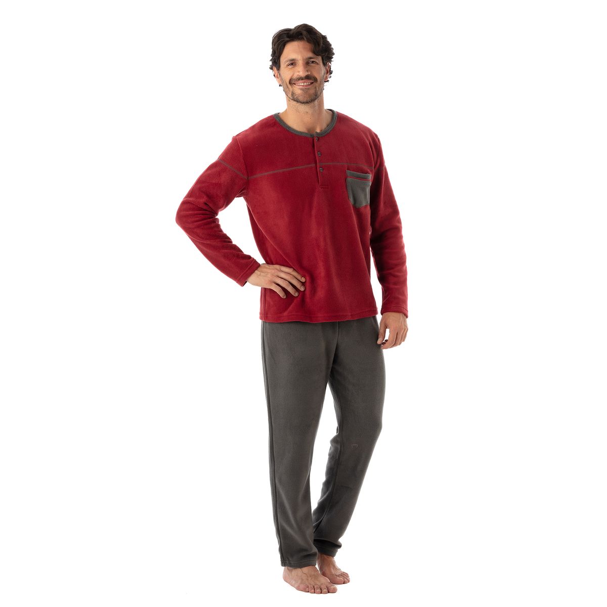 BECKIL - BECKIL COD 3099 PIJAMA POLAR BOLSILLO