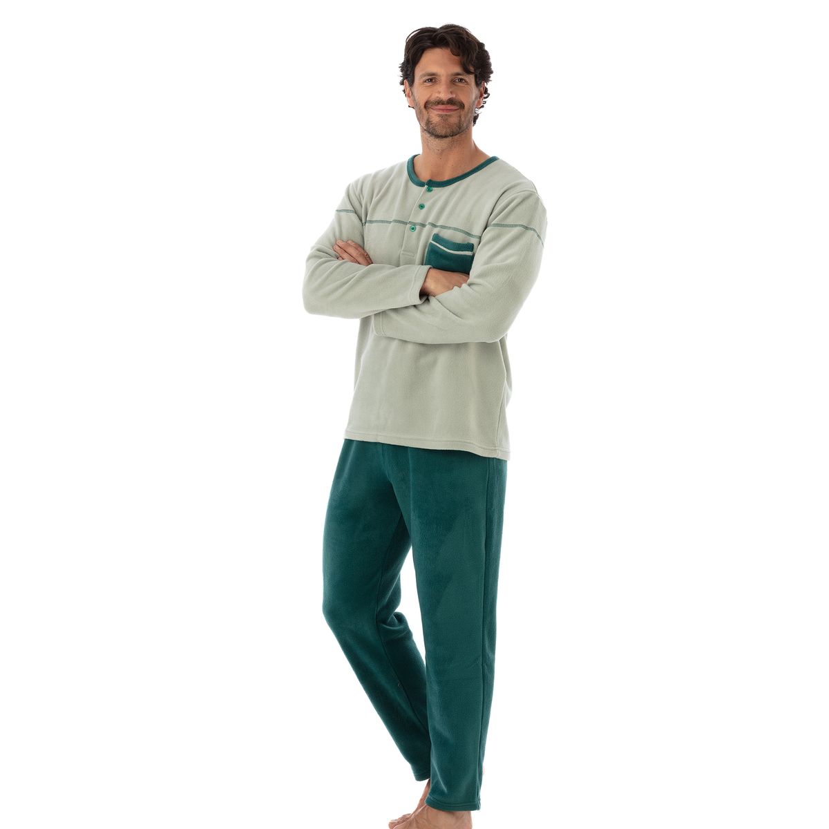 BECKIL - BECKIL COD 3099 PIJAMA POLAR BOLSILLO