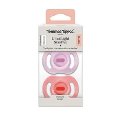 TOMMEE TIPPEE - Pack 2 Chupetes Ultra Ligero Stayput 0-6M