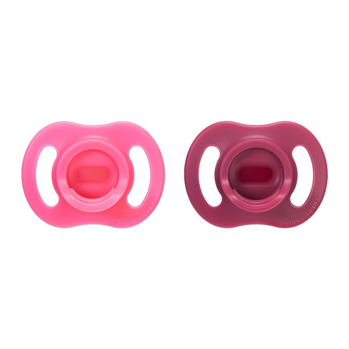 TOMMEE TIPPEE - CHUPETE DE SILICONA ULTRA LIGERO STAYPUT 2 UNIDADES 6-18 MESES ROSADO