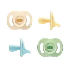 TOMMEE TIPPEE - Chupete de silicona 1 pieza ligero 0-6 meses 4 unidades Ultralight Stayput niño