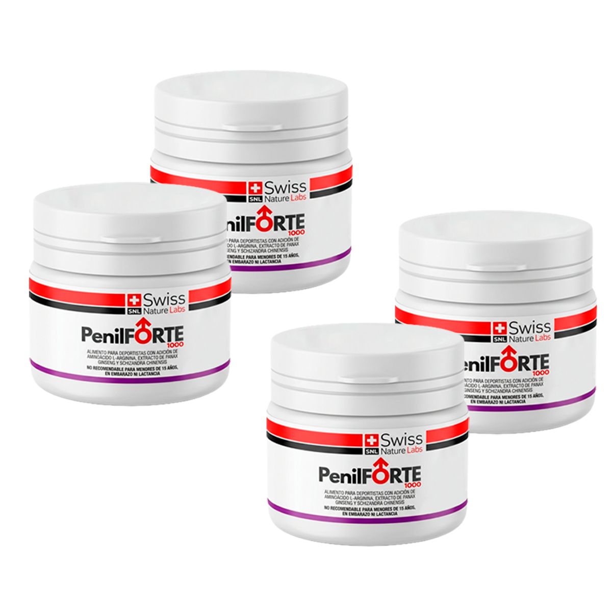 SWISS NATURE LABS - Suplemento Masculino Energía Vitalidad y Rendimiento 60 comp