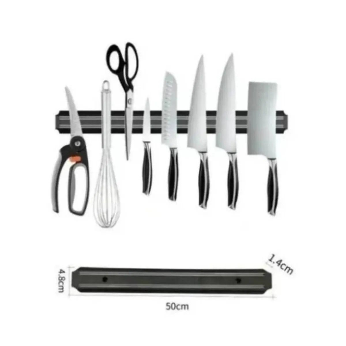 GENERICO - BARRA MAGNÉTICA PARA CUCHILLOS 50 CM