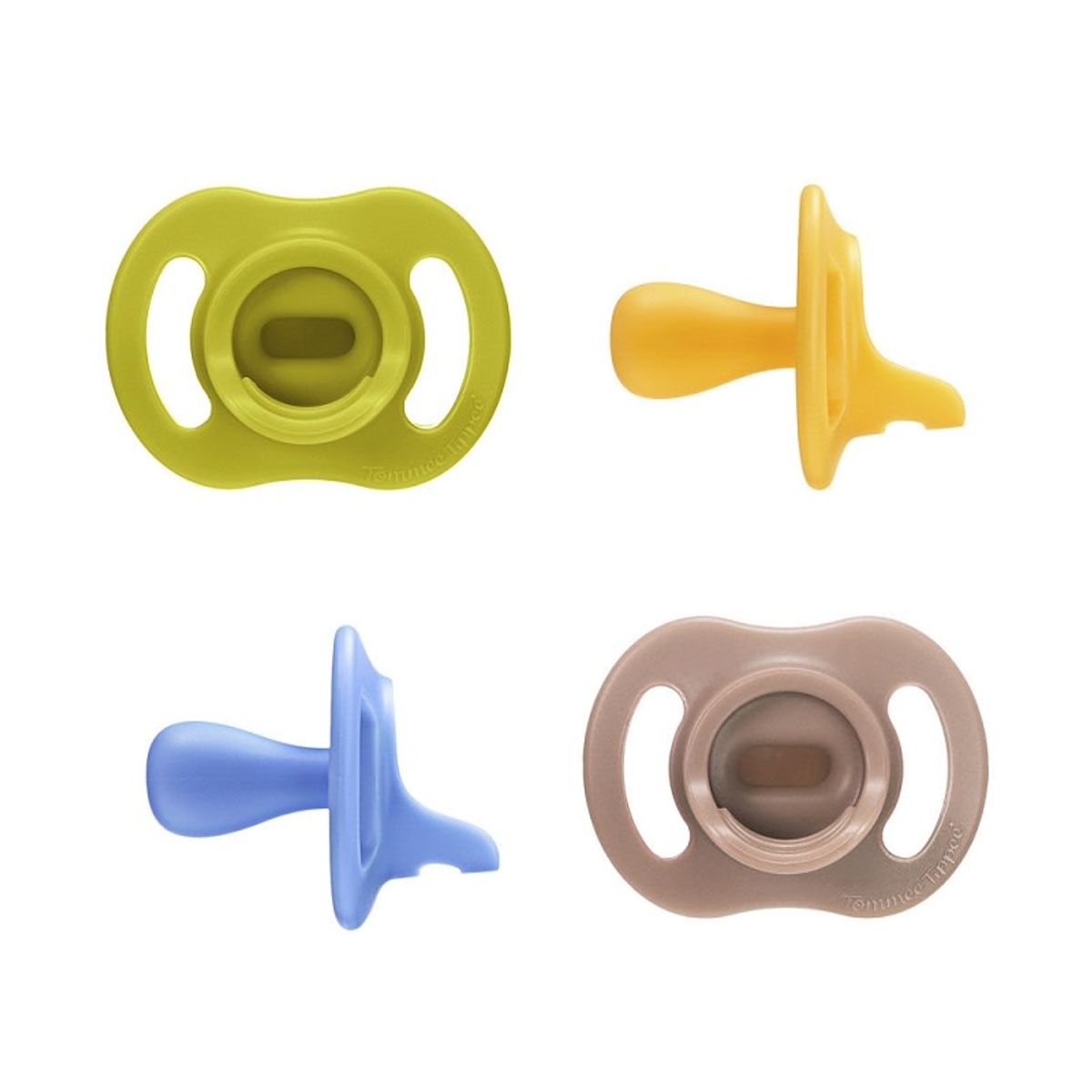 TOMMEE TIPPEE - PACK 4 CHUPETES DE SILICONA ULTRALIGHT STAYPUT 6-18 MESES NIÑO