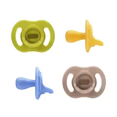 TOMMEE TIPPEE - Chupete de silicona 1 pieza ligero 6-18 meses 4 unidades Ultralight Stayput niño TommeeTippee