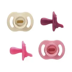 TOMMEE TIPPEE - Chupete de silicona 1 pieza ligero 6-18 meses 4 unidades Ultralight Stayput niña