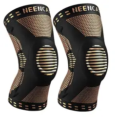 GENERICO - 2 Rodilleras De Cobre Para El Dolor De Rodilla, Deportes BELUG