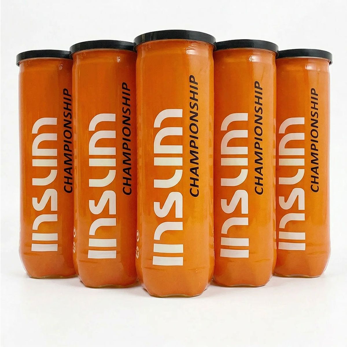 GENERICO - ESPECIAL 5 TARROS PELOTAS TENIS PREMIUM  INSUM CHAMPIONSHIP - 3 UNIDADES POR TARRO